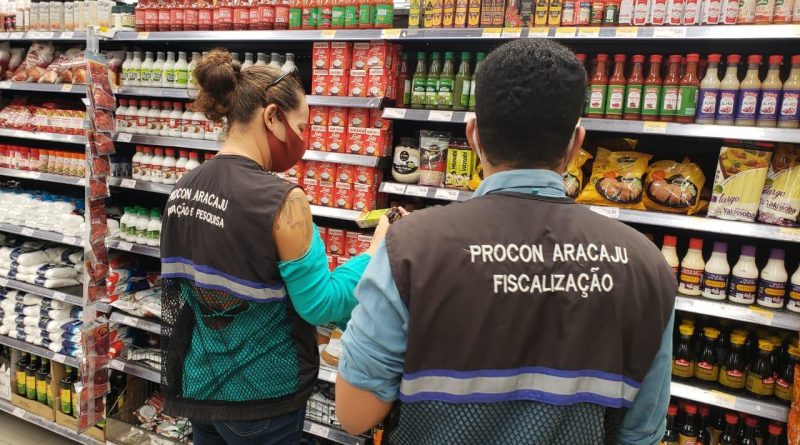 Procon Aracaju_Fiscalização em supermercados